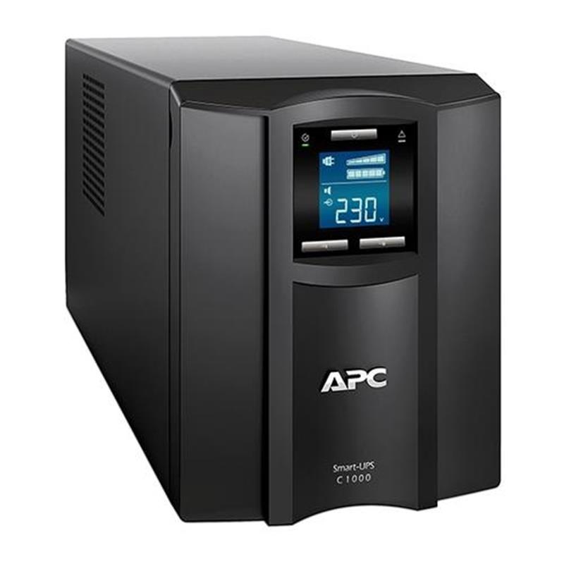APC Smart-UPS SMC1000I Noodstroomvoeding - 8x C13, USB, 1000VA