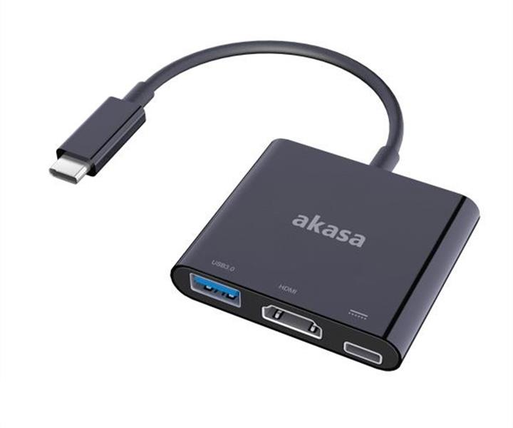 Akasa USB C Docking station USB C - HDMI USB C Power USB 3 0 port 0 15m *USBCM *HDMIF *USBAF *USBCF