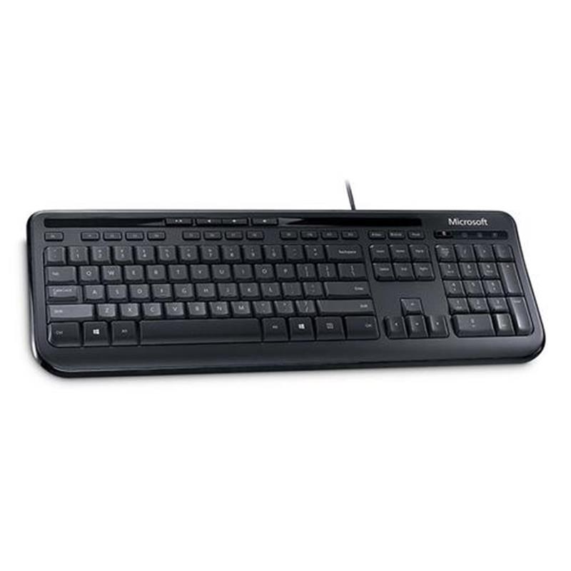 Microsoft Wired Keyboard 600 toetsenbord USB QWERTY Amerikaans Engels Zwart