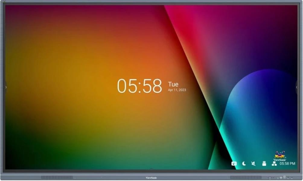 Viewsonic VS IFP 86 40 point 400 NIT Interactief flatscreen 2,18 m (86"") LCD 350 cd/m² 4K Ultra HD Grijs Touchscreen Type processor Android 11