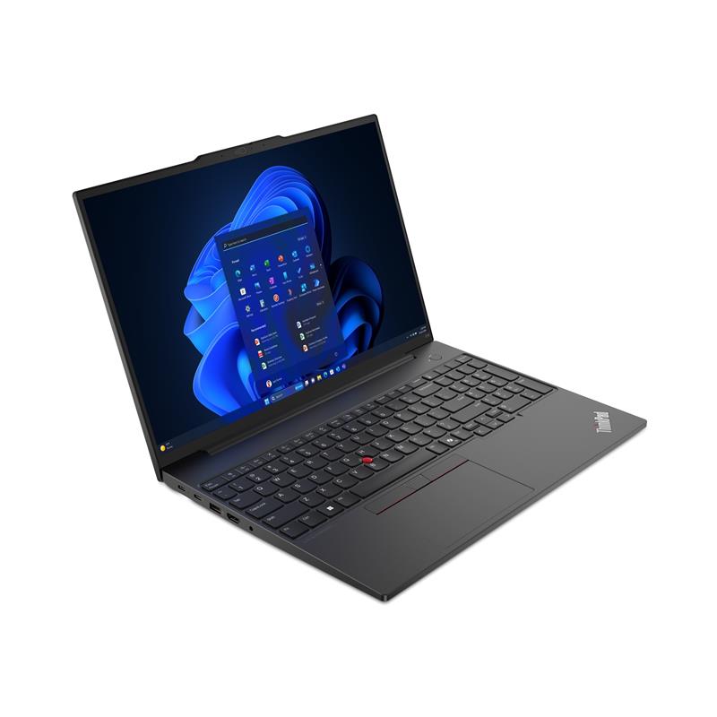 Lenovo ThinkPad E16 Intel Core Ultra 5 125U Laptop 40,6 cm (16"") WUXGA 16 GB DDR5-SDRAM 512 GB SSD Wi-Fi 6E (802.11ax) Windows 11 Pro Zwart