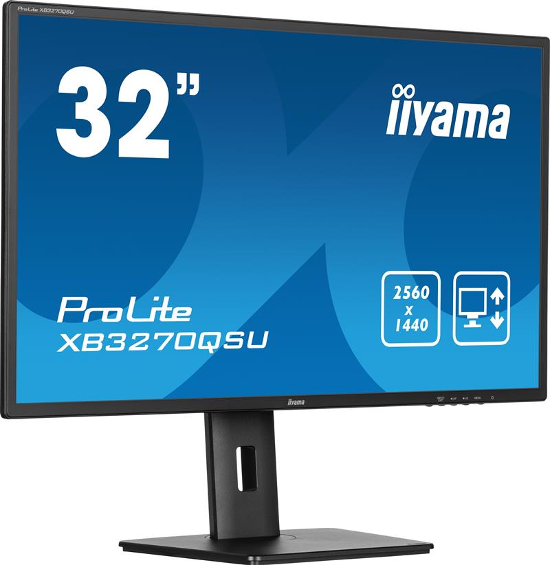 iiyama ProLite XB3270QSU-B1 computer monitor 81,3 cm (32"") 2560 x 1440 Pixels Wide Quad HD LED Zwart