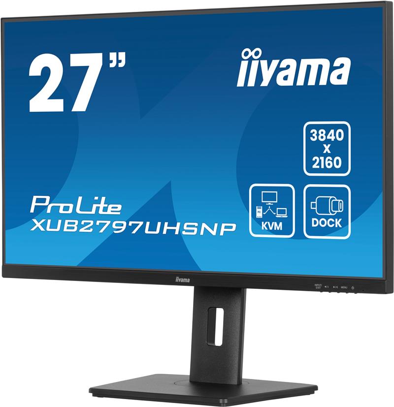 iiyama ProLite XUB2797UHSNP-B1 computer monitor 68,6 cm (27"") 3840 x 2160 Pixels 4K Ultra HD LED Zwart