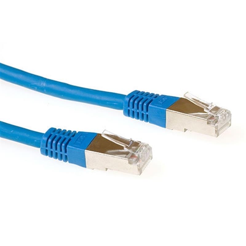 ACT 2m Cat6a SSTP netwerkkabel Blauw 1,5 m S/FTP (S-STP)