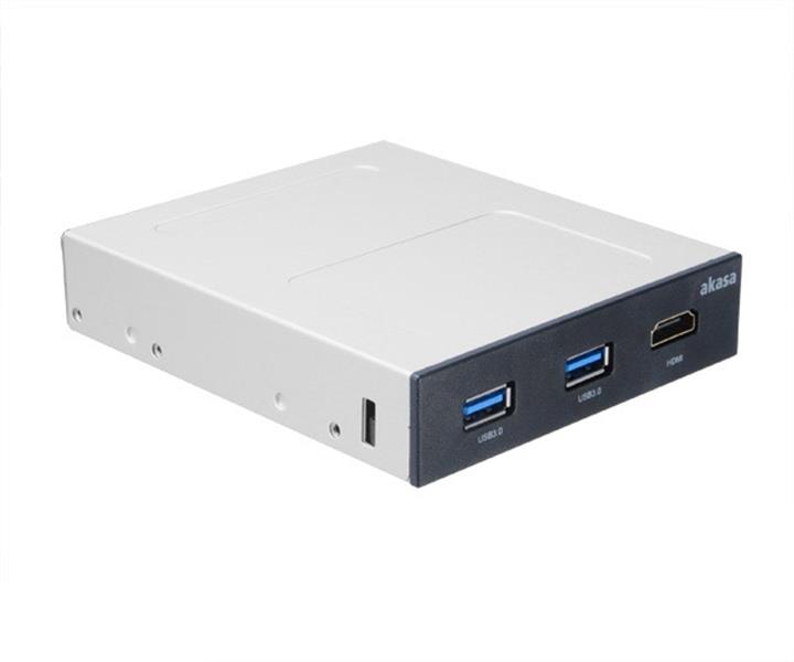 Akasa Internal 3 5 front panel for VR with 2 x USB 3 0 and 1 x HDMI