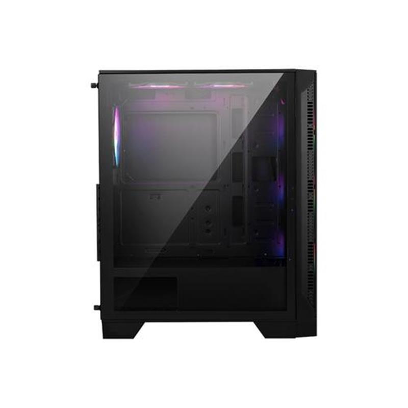 MSI MAG FORGE 120A AIRFLOW computerbehuizing Midi Tower Zwart, Transparant