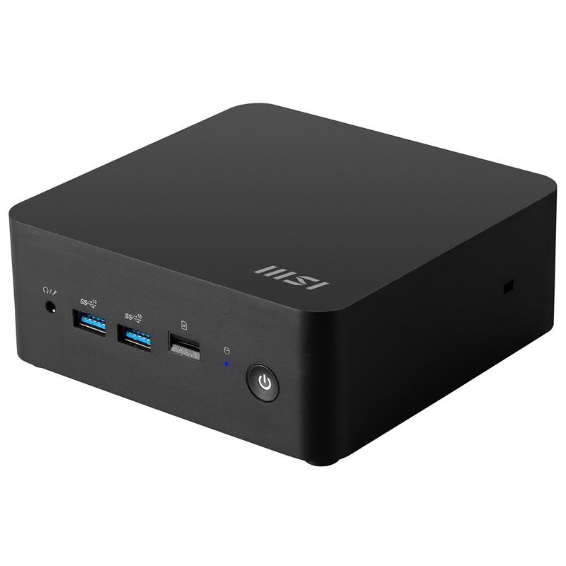 MSI Cubi NUC 1M-001EU Intel Core 7 150U 16 GB DDR5-SDRAM 1 TB SSD Windows 11 Pro 0.84L sized PC Mini PC barebone Zwart