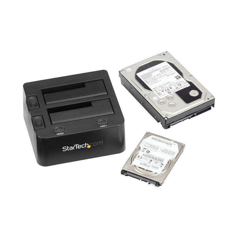 StarTech.com USB 3.0 dubbel harddisk docking station met UASP voor 2,5/3,5 inch SSD / HDD SATA 6 Gbps