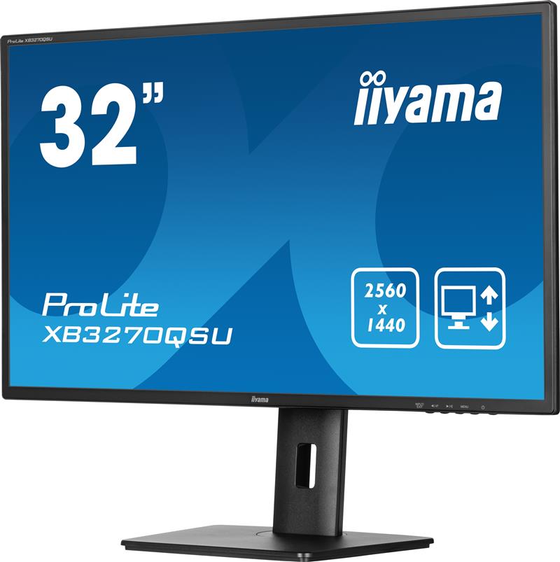 iiyama ProLite XB3270QSU-B1 computer monitor 81,3 cm (32"") 2560 x 1440 Pixels Wide Quad HD LED Zwart