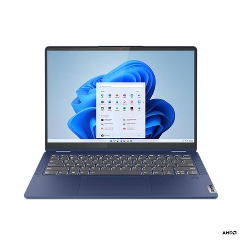 Lenovo IdeaPad Flex 5 14ABR8 Hybride (2-in-1) 35,6 cm (14"") Touchscreen WUXGA AMD Ryzen™ 5 7530U 16 GB LPDDR4x-SDRAM 512 GB SSD Wi-Fi 6 (802.11ax) Wi