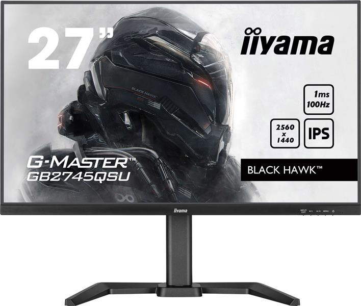 iiyama G-MASTER GB2745QSU-B2 computer monitor 68,6 cm (27"") 2560 x 1440 Pixels Wide Quad HD LED Zwart