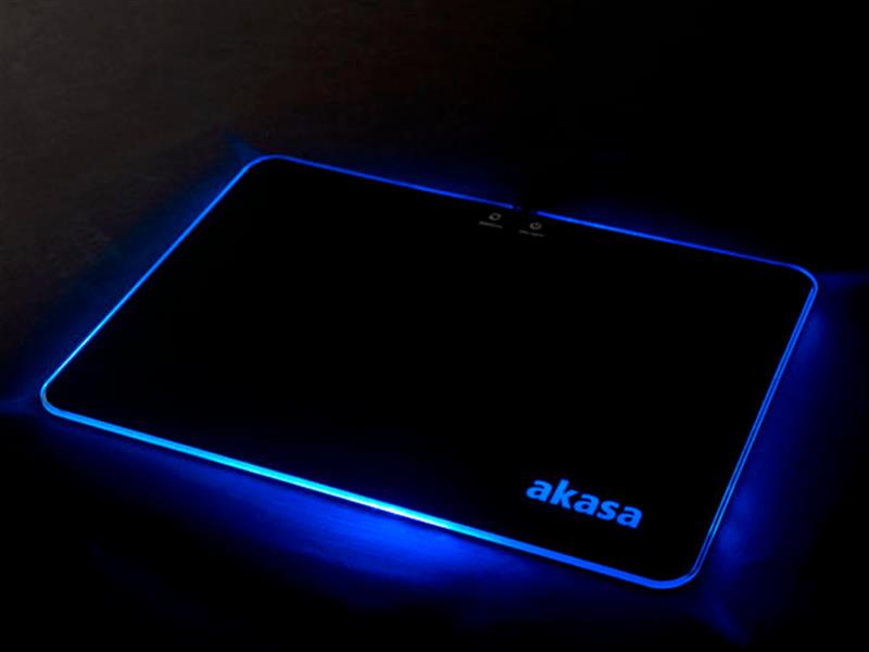 Akasa Vegas X9 RGB Mouse Pad 9 modes of LED backlight illumination with light intensity control and switch
