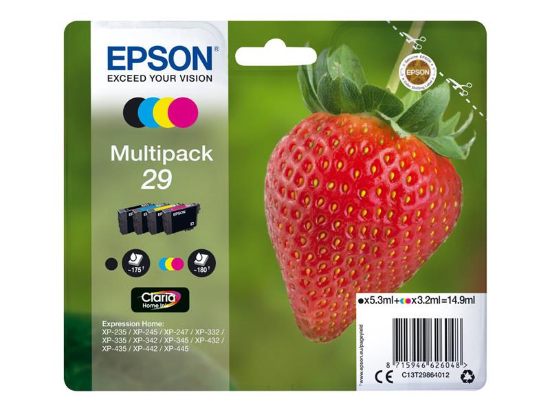 Epson Strawberry Multipack 4-colours 29 Claria Home Ink