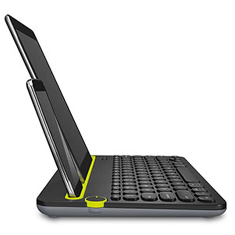 Logitech K480 toetsenbord voor mobiel apparaat QWERTY US International Zwart, Geel Bluetooth