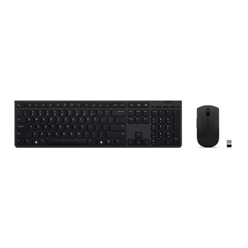 Lenovo 4X31K03968 toetsenbord Inclusief muis RF-draadloos + Bluetooth Amerikaans Engels Grijs