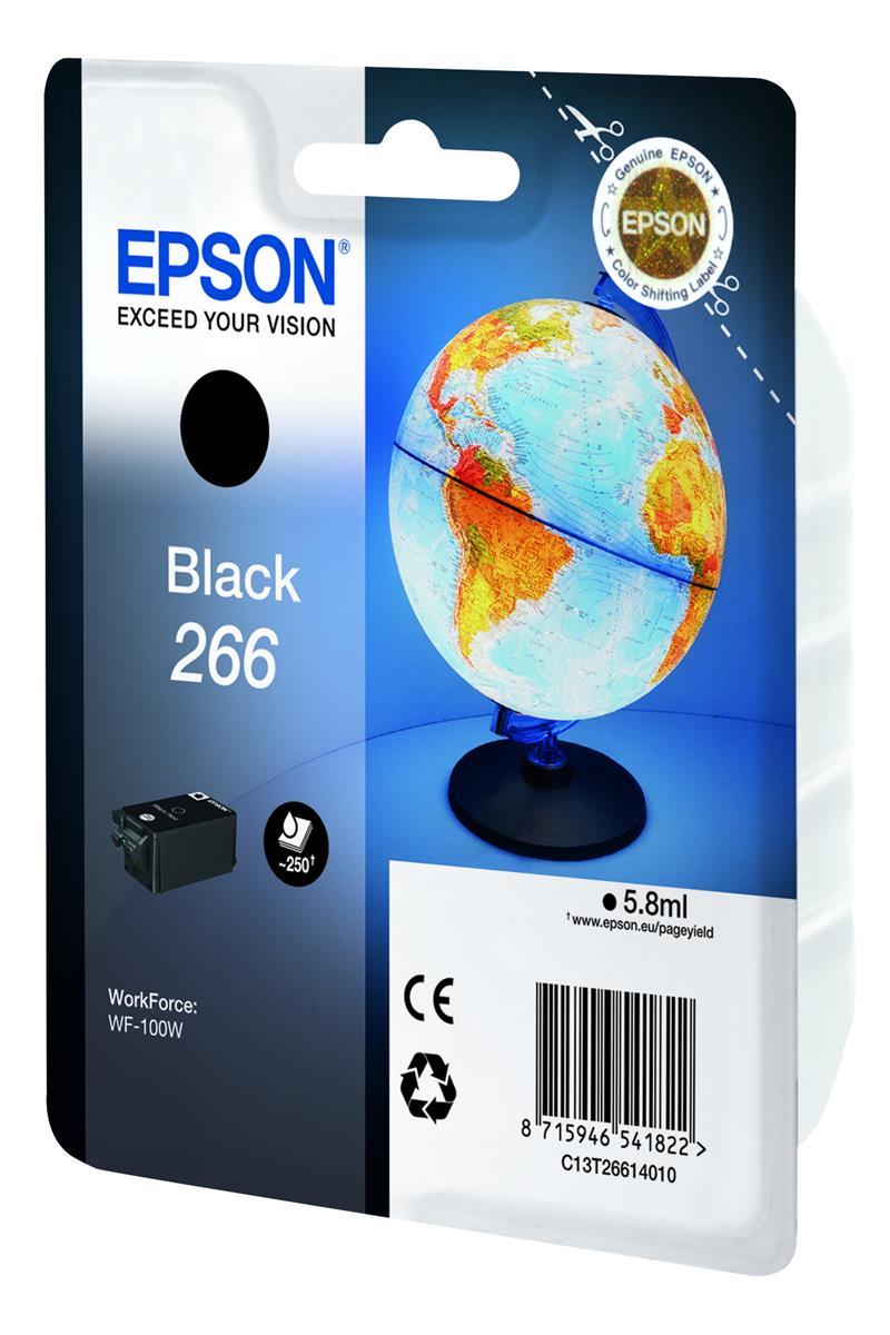 Epson Globe Singlepack Black 266 ink cartridge