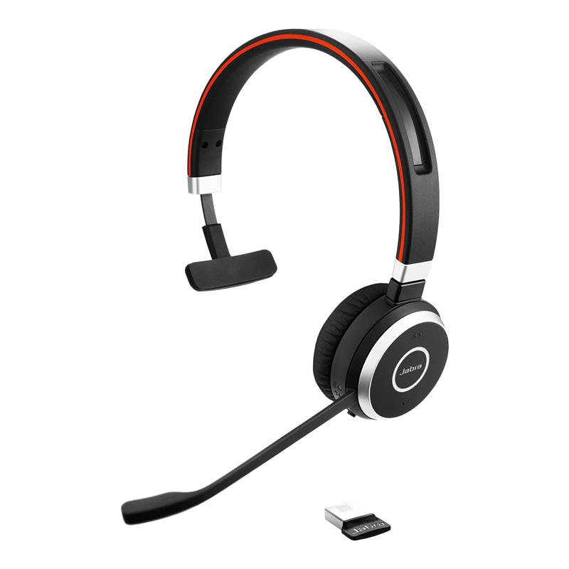 Evolve 65 MS mono - headset- on ear - wireless - Bluetooth