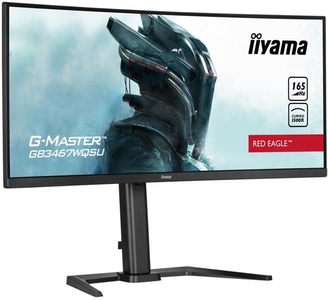 iiyama G-MASTER GB3467WQSU-B5 computer monitor 86,4 cm (34"") 3440 x 1440 Pixels UltraWide Quad HD LED Zwart