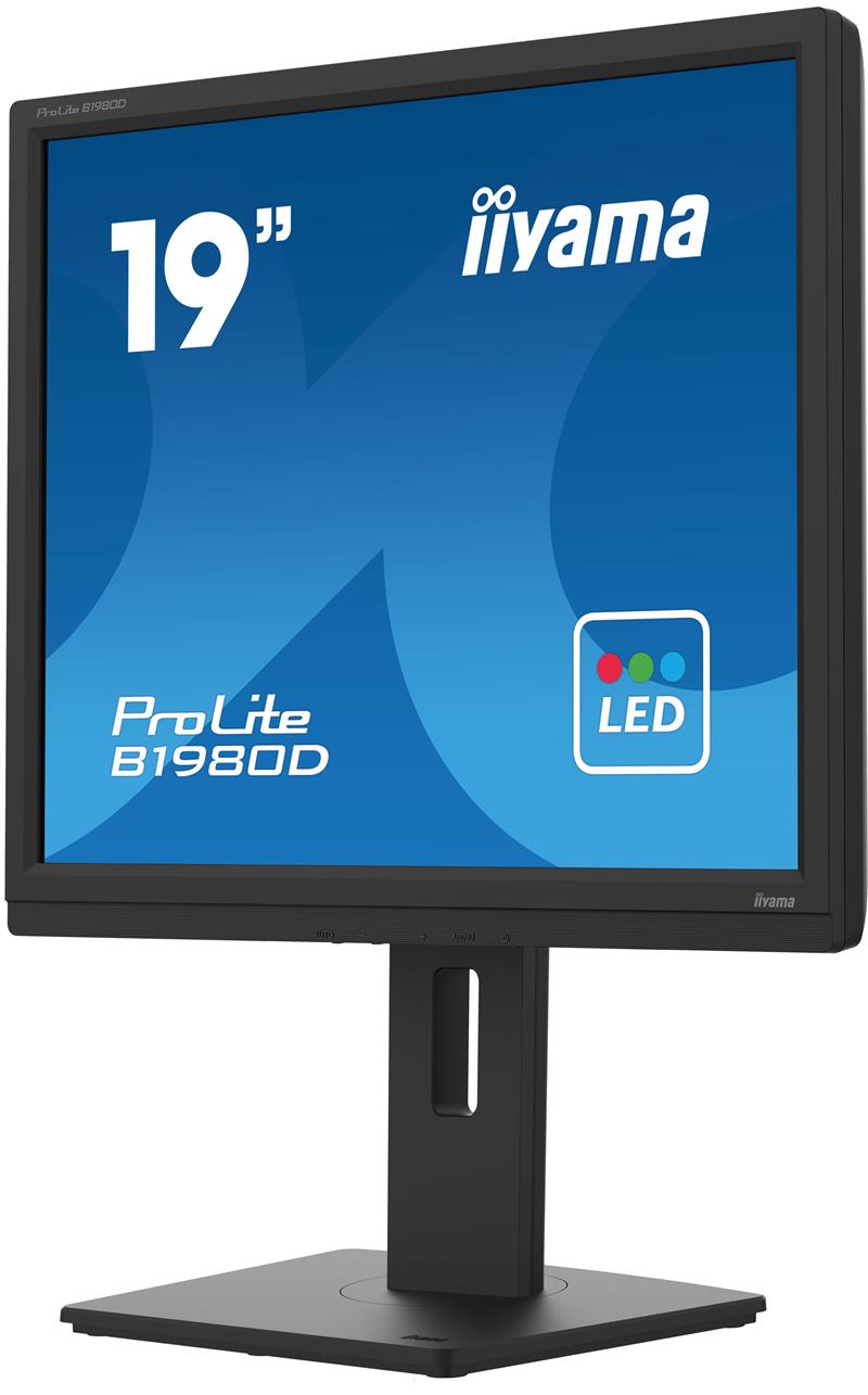 iiyama ProLite B1980D-B5 computer monitor 48,3 cm (19"") 1280 x 1024 Pixels SXGA LCD Zwart
