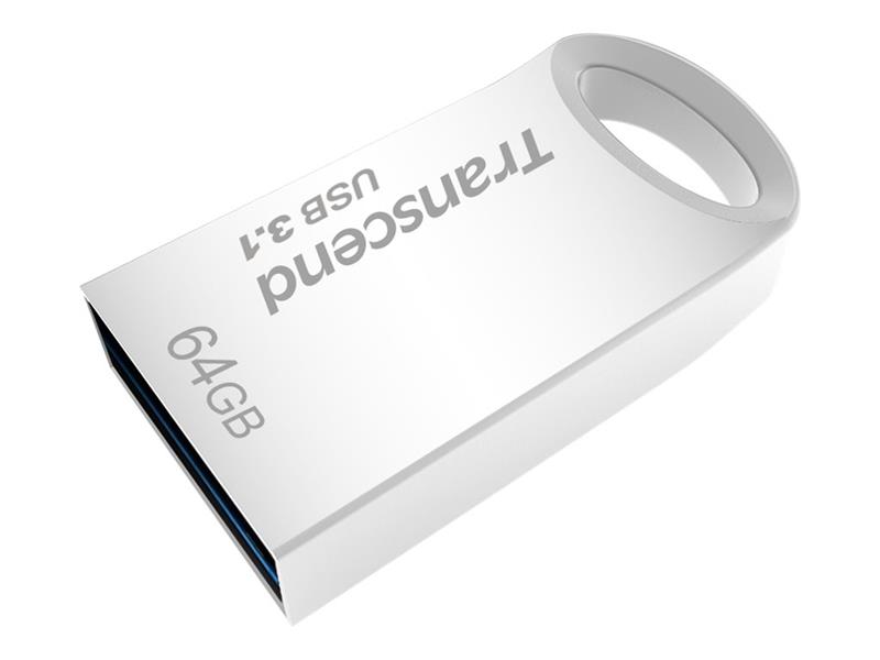 TRANSCEND JF 710 64GB USB 3 0 Silver