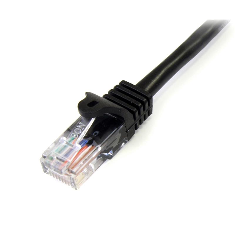 StarTech.com Cat5e patchkabel met snagless RJ45 connectors 1 m, zwart