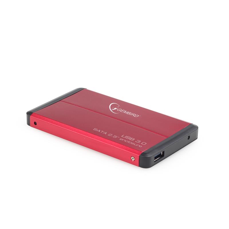 Externe HDD behuizing 2 5 SATA USB3 0 rood
