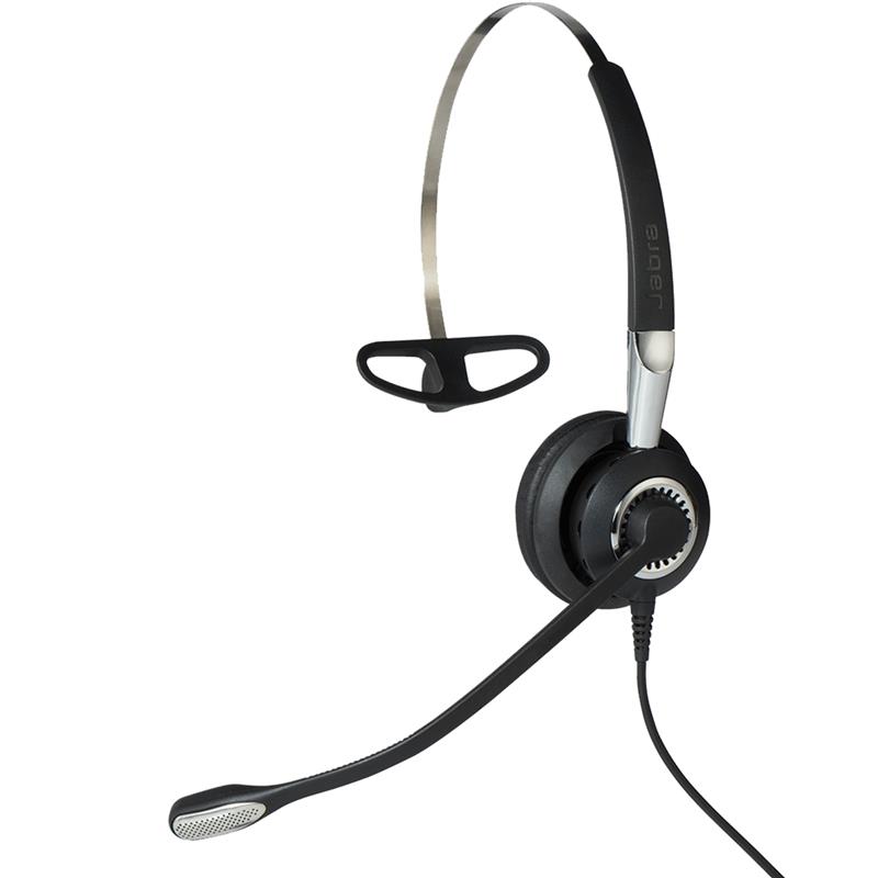 Jabra Biz 2400 II QD Mono NC 3 in 1 Headset Bedraad Neckband, oorhaak, Hoofdband Kantoor/callcenter Zwart, Zilver