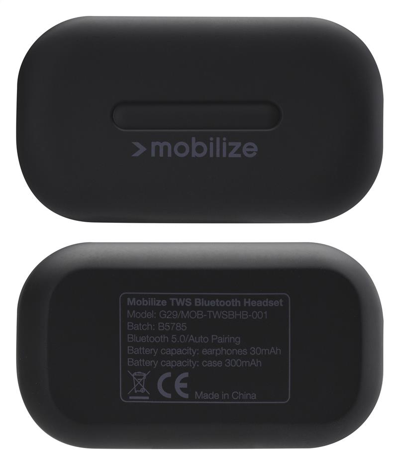 Mobilize TWS Bluetooth Headset Black