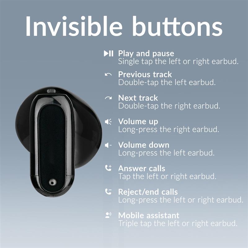 Mobilize Bluetooth TWS Earbuds Mini Black