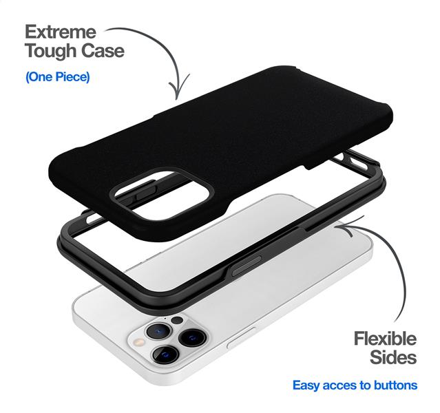 Mobilize Extreme Tough Case Apple iPhone 15 Pro Max Black