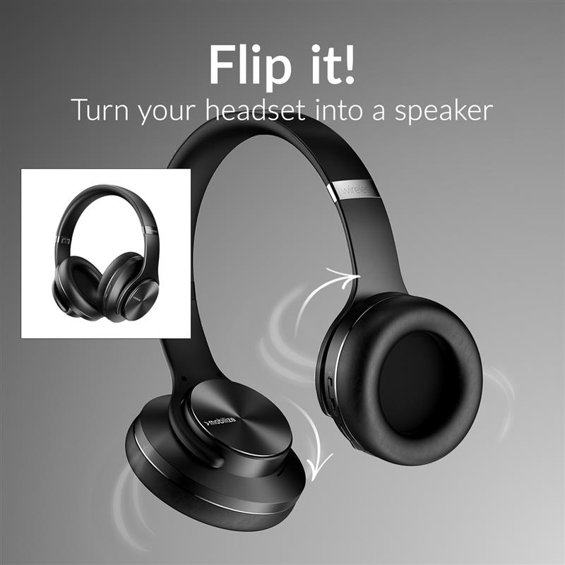 Mobilize Bluetooth Headphone with Speaker Function Black 5 1 Gratis 