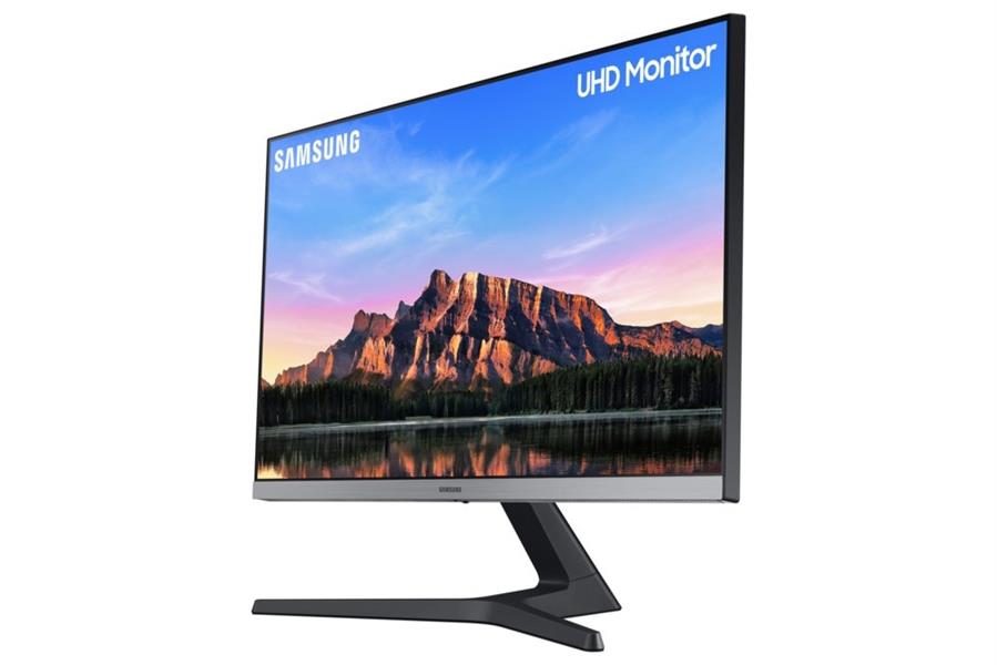 Samsung U28R550UQR 71,1 cm (28"") 3840 x 2160 Pixels 4K Ultra HD LED Blauw, Grijs