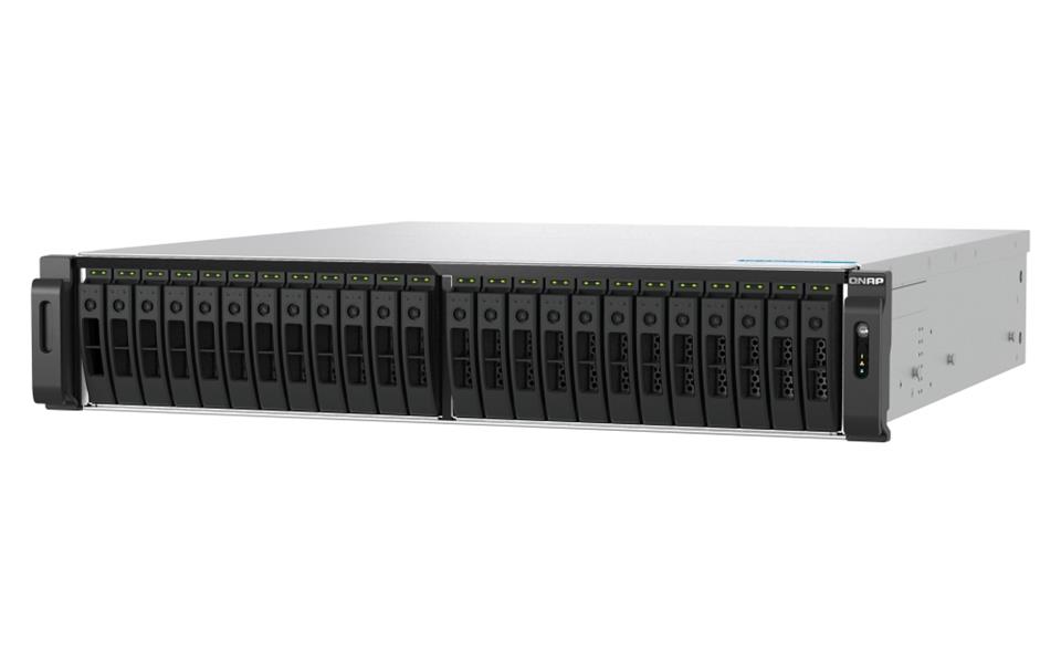 QNAP TS-H3077AFU-R5-32G data-opslag-server NAS Rack (2U) AMD Ryzen™ 5 32 GB DDR5 Zwart, Metallic