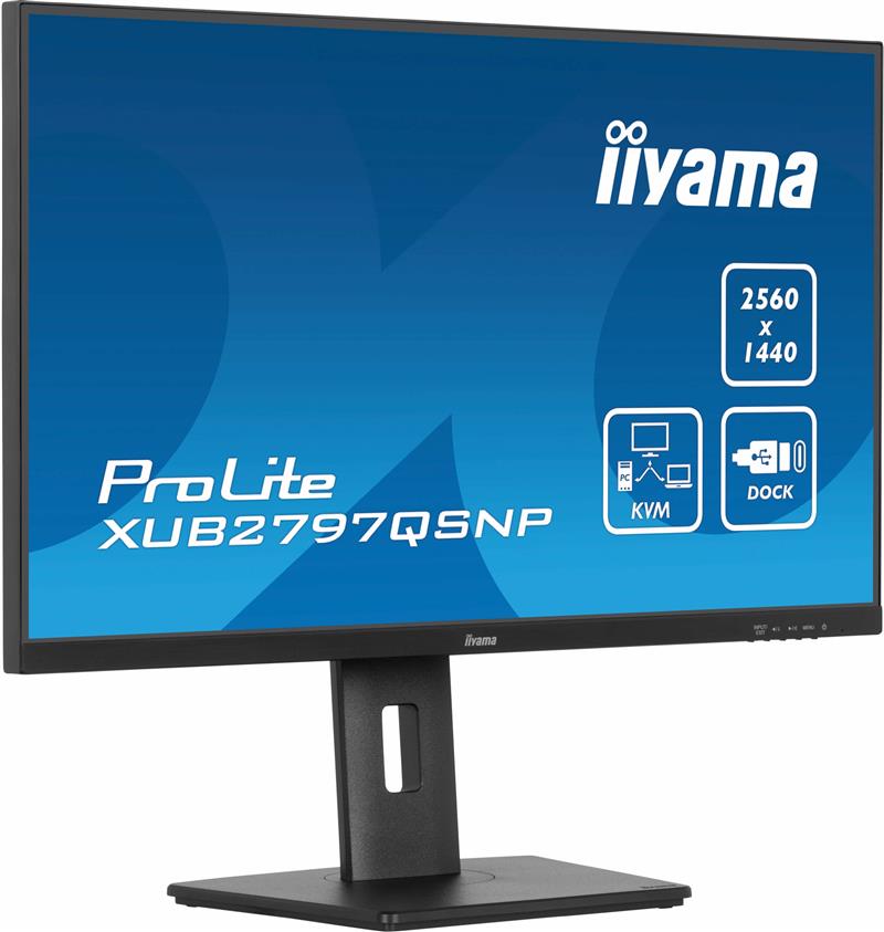 iiyama ProLite XUB2797QSNP-B1 computer monitor 68,6 cm (27"") 2560 x 1440 Pixels Wide Quad HD LED Zwart