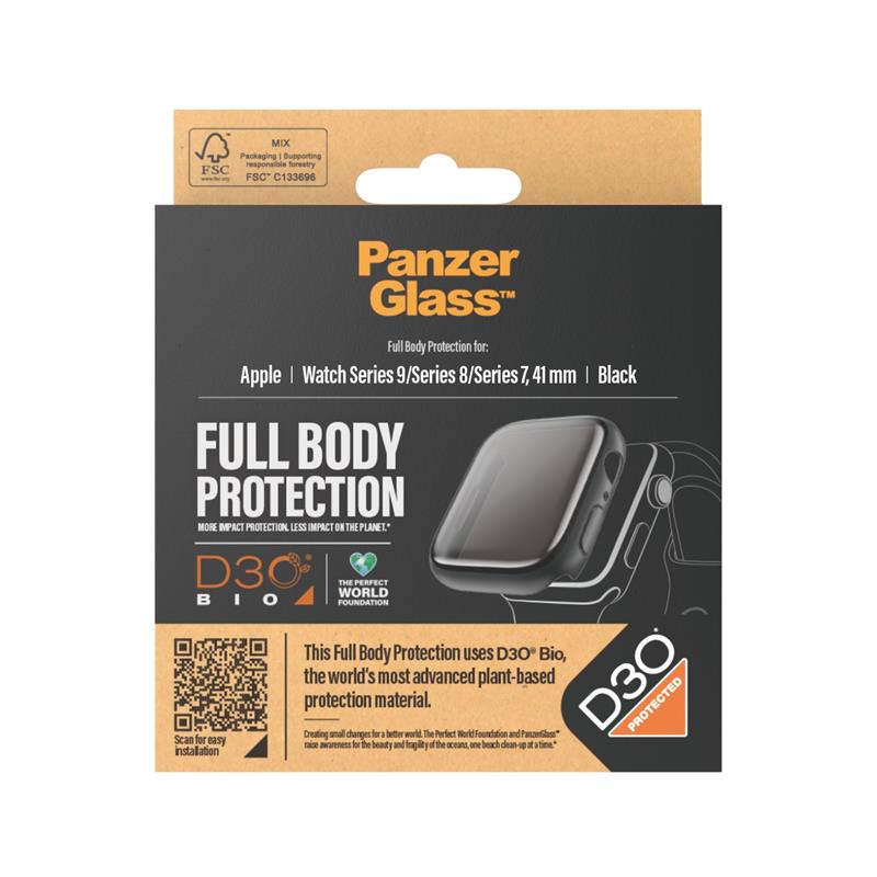 PanzerGlass 3689 slimme draagbare accessoire Transparant Gehard glas, Polyethyleentereftalaat (PET)