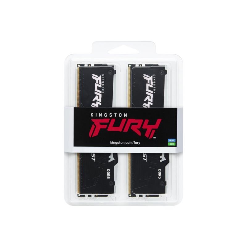 16GB 5200MTs DDR5 DIMM K2 FURY Beast RGB