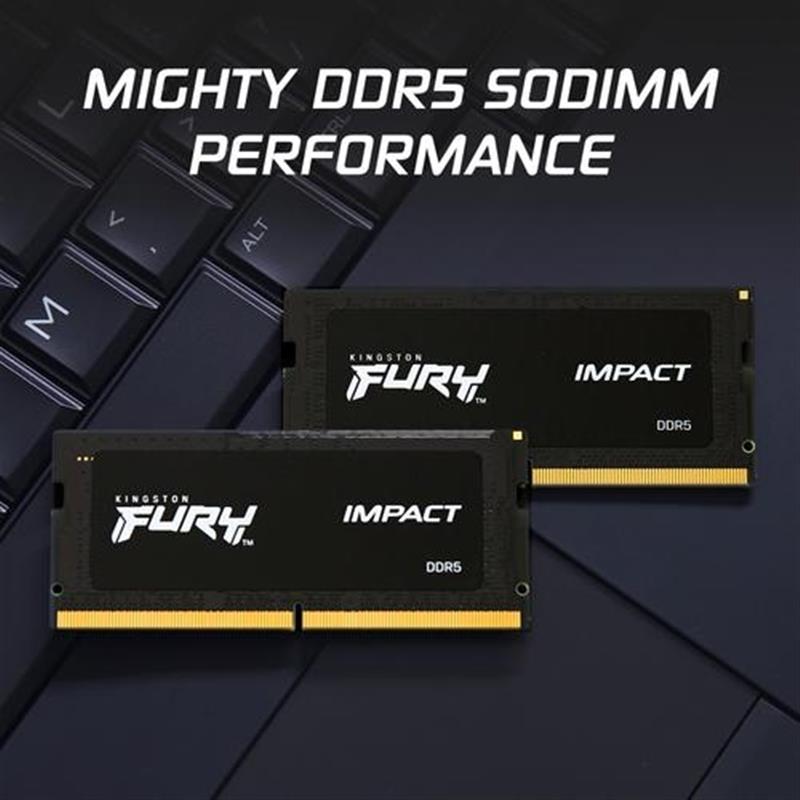 32GB DDR5-5600MT s CL40 SODIMM FURY PnP