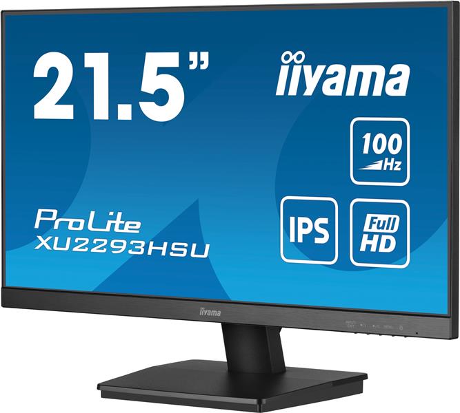 iiyama ProLite XU2293HSU-B6 computer monitor 54,6 cm (21.5"") 1920 x 1080 Pixels Full HD LED Zwart