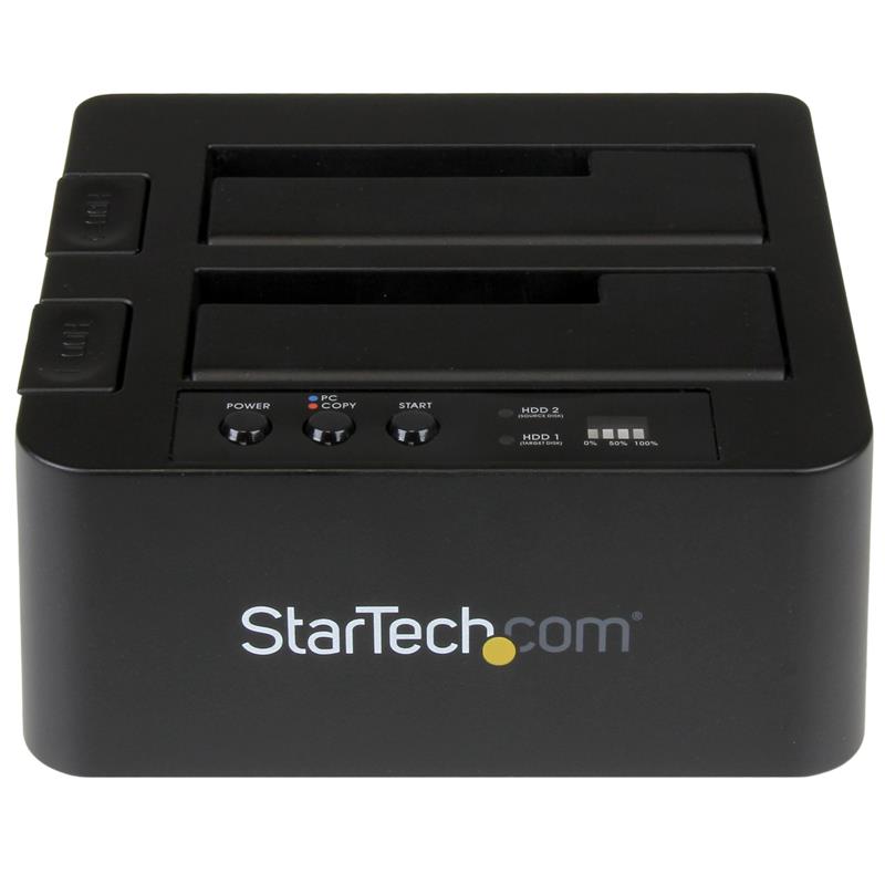 StarTech.com USB 3.1 (10Gbps) Standalone Duplicator Dock voor 2.5"" & 3.5"" SATA SSD/HDD schijven met Fast-Speed Duplication tot 28GB/min