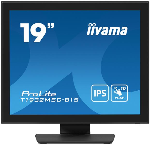 iiyama ProLite T1932MSC-B1S computer monitor 48,3 cm (19"") 1280 x 1024 Pixels Full HD LED Touchscreen Tafelblad Zwart