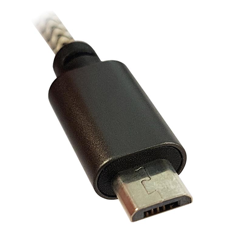 LC-Power LC-C-USB-MICRO-1M-1 USB A to Micro USB cable silver 1m
