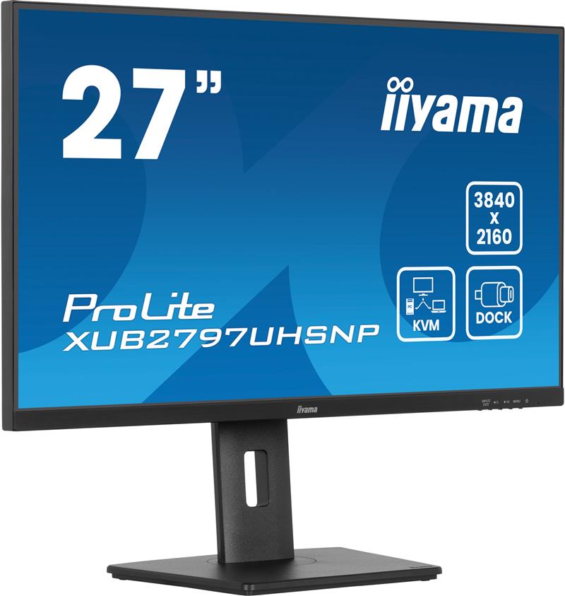 iiyama ProLite XUB2797UHSNP-B1 computer monitor 68,6 cm (27"") 3840 x 2160 Pixels 4K Ultra HD LED Zwart