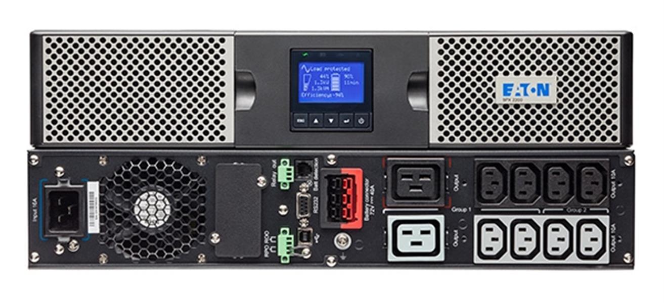 Eaton 9PX3000IRTBPF UPS Dubbele conversie (online) 3000 VA 3000 W 4 AC-uitgang(en)