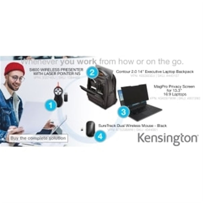 Kensington WFH bundle On the move carele