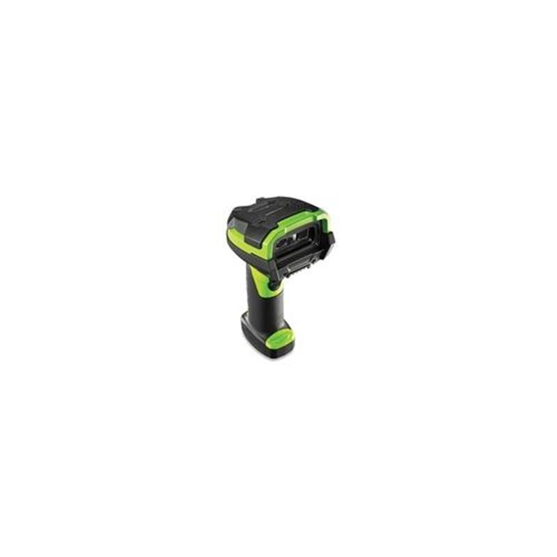 LI3678 Handheld Barcode Scanner - Wireless Connectivity - Industrial Green - Black - 1D - Imager - Bluetooth