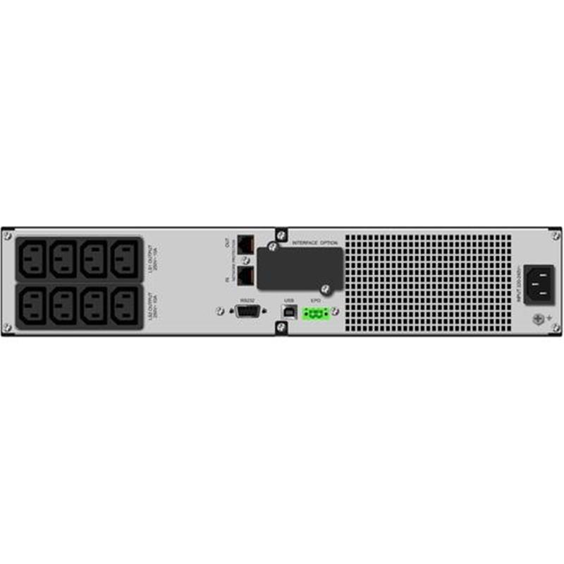 NEXT UPS Systems Mantis II 3000 RT2U NETPACK Line-interactive 3000 VA 2700 W 9 AC-uitgang en 