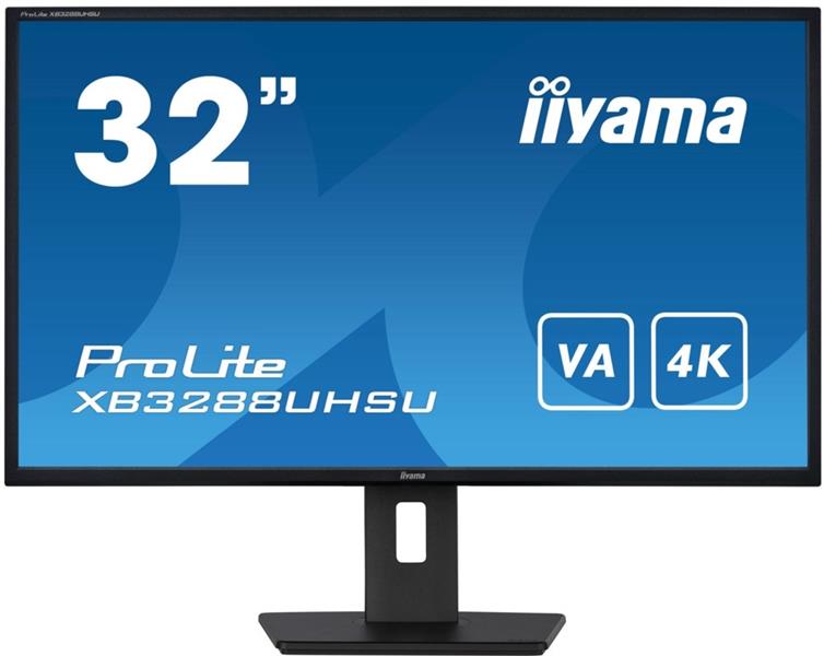 iiyama ProLite XB3288UHSU-B5 computer monitor 80 cm (31.5"") 3840 x 2160 Pixels 4K Ultra HD LCD Zwart