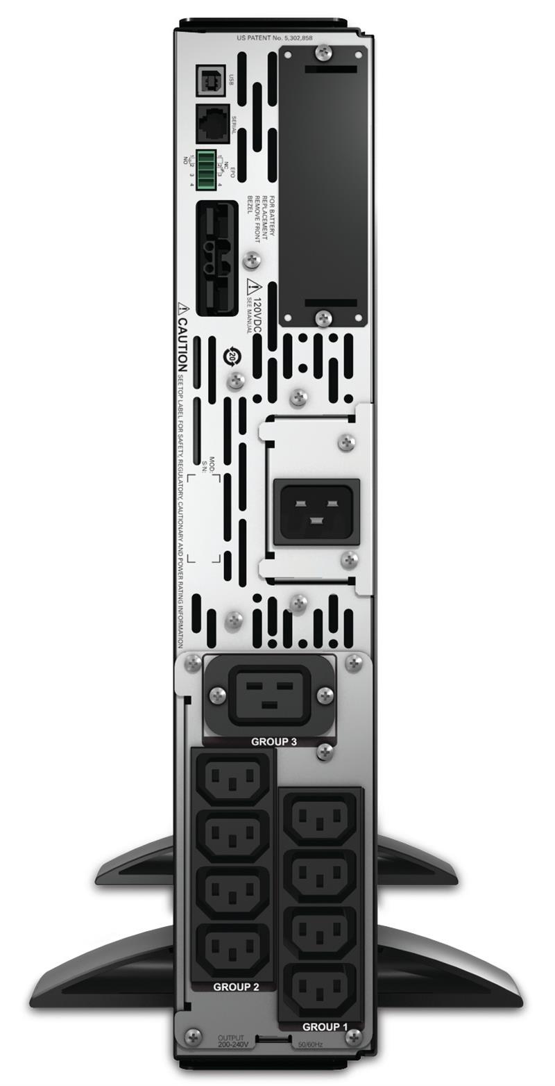 APC Smart-UPS X SMX2200R2HVNC Noodstroomvoeding - 2200VA, 8x C13, 2x C19 uitgang, USB, NMC