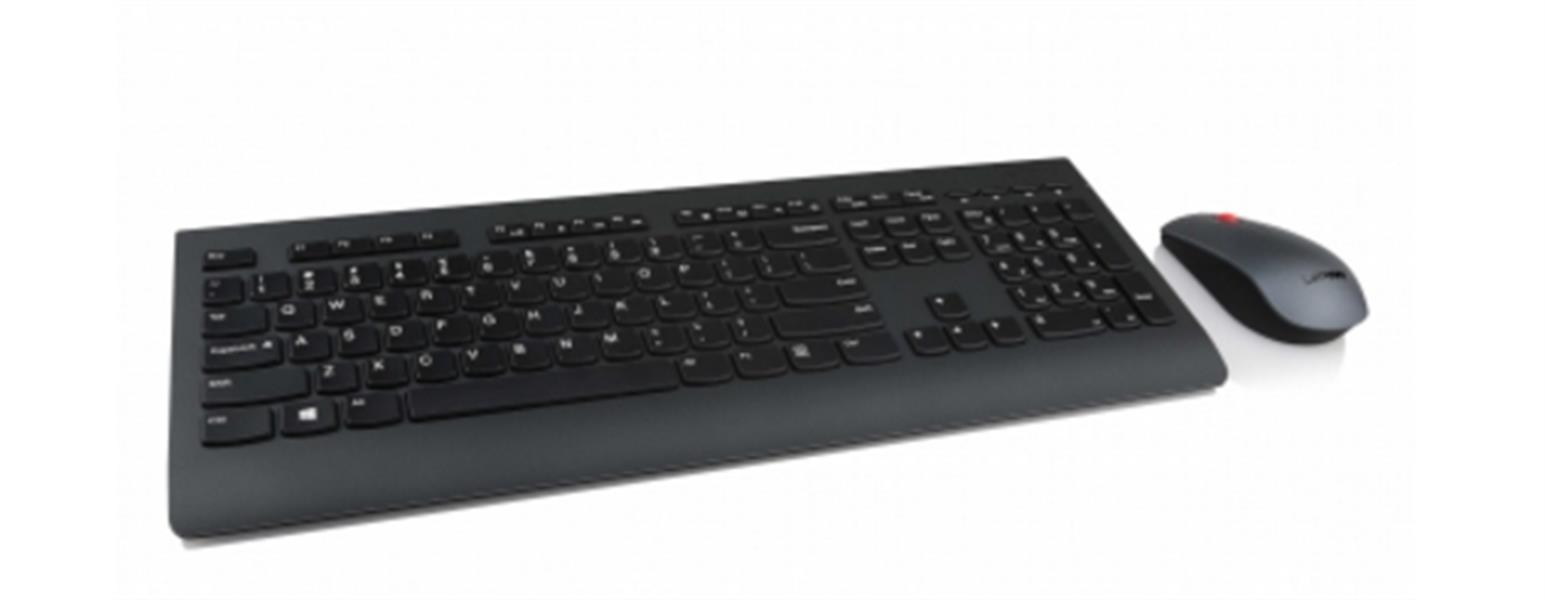 Lenovo 4X30H56829 toetsenbord RF Draadloos QWERTY Amerikaans Engels Zwart