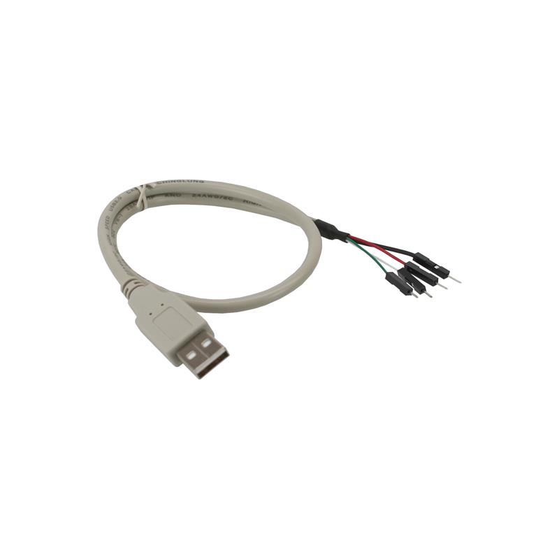 InLine USB 2 0 adapterkabel USB stekker A naar pinheader Male 40cm